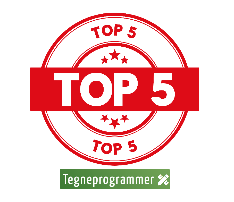 Top 5 tegneprogrammer