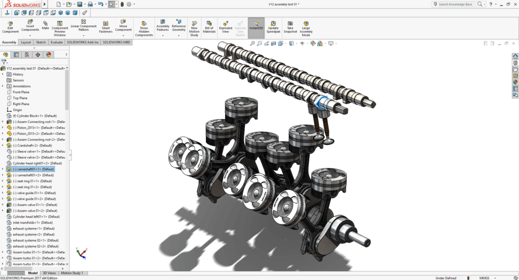 SolidWorks interface/brugergrænseflade